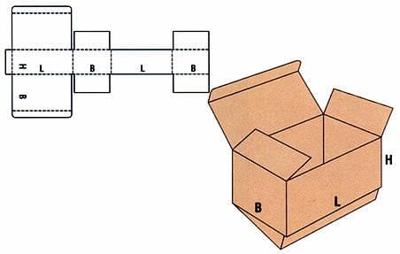 opakowanie kartonowe model 0210