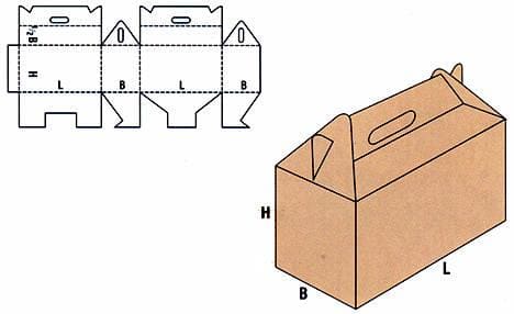 opakowanie kartonowe model 0217