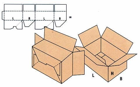 opakowanie kartonowe model 0711