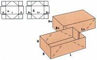 Dwuczesciowe pudla kartonowe 03030