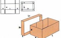 Dwuczesciowe pudla kartonowe 03060