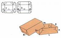 Dwuczesciowe pudla kartonowe 03070